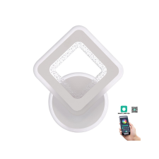 KLAUSEN Trigos AP1 fehér LED fali lámpa (KL151045) LED 1 izzós IP20 világítás