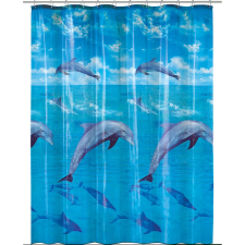 Kleine Wolke Dolphin zuhanyfüggöny 180 cm x 200 cm többszínű lakástextília