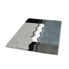 Kleine Wolke Vanessa fürdőszobai szőnyeg platinaszürke 55 cm x 65 cm lakástextília