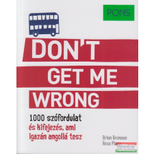 Klett Kiadó Don&#039;t get me wrong nyelvkönyv, szótár