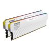 KLEVV URBANE V RGB 32GB 6400MT/s DDR5 CL30 Kit fehér KD5AGUA80-64B300M