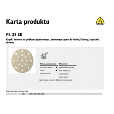 Klingspor 301927 Csiszolókorong Ø 150 mm Fa, Lakk, Műanyag 100 db (301927) barkácsgép tartozék