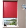  KLÖCKNER fényáteresztő vászon roló, PIROS (60*150 cm)