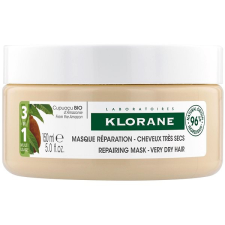 Klorane tápláló maszk bio Cupuacu vajjal 150 ml arcpakolás, arcmaszk