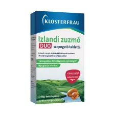  Klosterfrau Izlandi zuzmó Duo szopogató tabletta 20x vitamin és táplálékkiegészítő