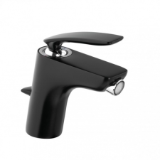 Kludi Balance bidé csaptelep lefolyógarnitúrával mattfekete/króm 522168775 csaptelep