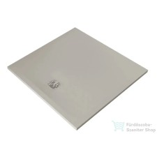 Kludi TERRA 100x100 cm-es RAKSOLID zuhanytálca szifon nélkül, matt világosszürke 08DW18O2 kád, zuhanykabin