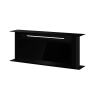 Kluge KLD9000BLG pultból kiemelkedő fekete páraelszívó, 90cm