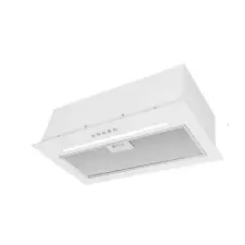 Kluge KOV6150WHG beépíthető fehér páraelszívó, 60cm, fehér üvegpanel páraelszívó