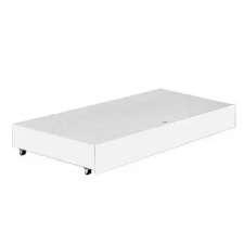 Klups ágyneműtartó 60x120-as kiságyhoz - Bialy/Fehér babaszoba szett