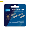 KMC Lánc KMC MISSINGLINK patentszem 1,1/128 11 sebességes CL555 kerékpáros
