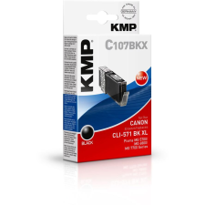 KMP Printtechnik AG KMP Patrone Canon CLI571 BK XL black 425 S. C107BKX kompatibel (1568,0001) nyomtatópatron & toner