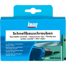 Knauf Gyorsépítő csavarok TN 35 mm 200 darab építőanyag