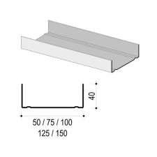  Knauf UW Profil 100/35/0,5 4 m építőanyag