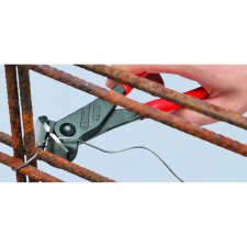 Knipex 68 01 180 EAN Homlokcsípőfogók feketére foszfátozott 180 mm fogó