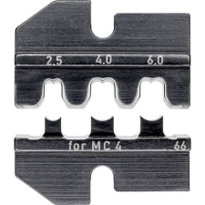 Knipex 97 49 66 krimpelő betét napelemes csatlakozó dugóhoz, MC4 2.5-től 6 mm2-ig Knipex krimpelő fogókhoz (97 49 66) fogó