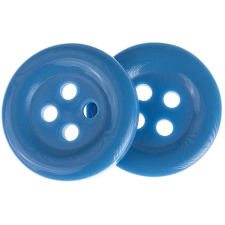 Knoflíky Žirovnice Žirovnice 1,5 cm kék, 4 lyuk, 349892I, 6 darabos készlet rövidáru