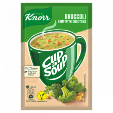 Knorr Cup a Soup instant brokkolikrémleves zsemlekockával 16 g alapvető élelmiszer