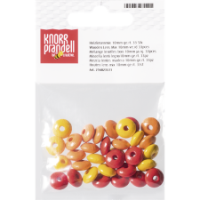 Knorr Prandell ovális 33 darabos sárga fa gyöngy csomag 216023511 kreatív és készségfejlesztő