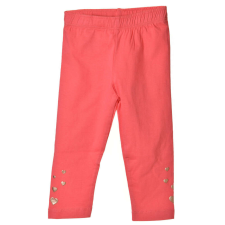 Knot So Bad korall, szívecskés kislány leggings gyerek nadrág