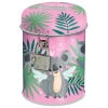  Koala persely, kerek, KOA10, rózsaszín