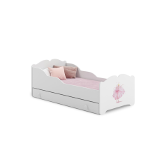 Kobi Anna gyerekágy 160x80 fiókkal - Hercegnő koronában - Anna gyerekágy 160x80 fiókkal ágy és ágykellék