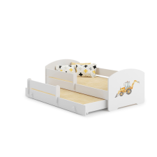 Kobi Kétszemélyes ágy Luk 160x80 - Exkavátor gyermekágy