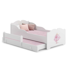 Kobi Kobi Anna Ifjúsági ágy 2 matraccal #fehér - Többféle matricával gyermekbútor
