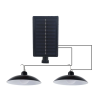Kobi Napelemes kerti lámpa kültéri LED 0.5W 180lm 6000K hideg fekete IP44 Sway Kobi