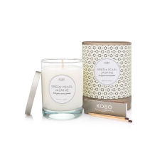Kobo Coterie Green Pearl jázmin illatú gyertya (11 uncia / 312g), gyertya