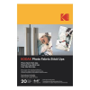 Kodak Fotópapír KODAK Photo Fabric 10x15 cm felragasztható és visszaszedhető 20 ív/csomag