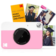 Kodak printomatic instant fényképezőgép, zink 2x3" papírméret, rózsaszín ko-rodomaticpk fényképező