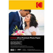 Kodak ultra premium fotópapír - rc gloss 280g, 10x15, 60db ko-9891626 fotópapír