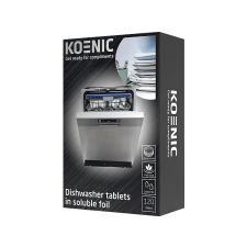 Koenic KDAT120INT Mega Pack Mosogatógép tabletta, 120 db, 18 g, oldható, színes doboz tisztító- és takarítószer, higiénia