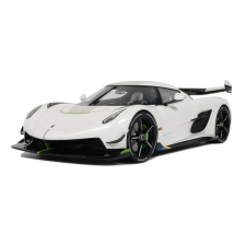 Koenigsegg Jesko Crystal fehér 2019 modellautó 1:12 makett