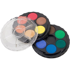 KOH-I-NOOR 22.5mm/gomb Vízfesték - 12 színű (7270016000) kréta, festék és papír