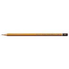 KOH-I-NOOR Grafitceruza, 3B, hatszögletű, KOH-I-NOOR &quot;1500&quot; ceruza