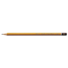 KOH-I-NOOR Grafitceruza, 6B, hatszögletű, KOH-I-NOOR "1500" ceruza