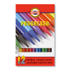 KOH-I-NOOR Progresso 8756/12 henger alakú famentes Színes ceruza készlet 12db-os (7140095001)