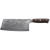 KOHERSEN Cleaver Elegance Ebony Wood Rozsdamentes acél Húsvágó Bárd 16,5cm - Fekete (72217)