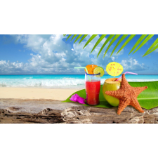  Koktél és tenger gyümölcsei tapéta 2, 400 x 250 cm tapéta, díszléc és más dekoráció