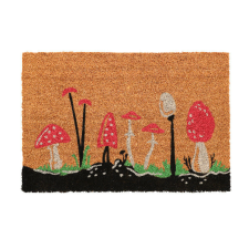 Kókuszrost lábtörlő gomba mintás, 60 x 40 cm lakástextília