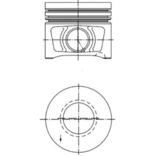 KOLBENSCHMIDT dugattyú 40387610 autóalkatrész