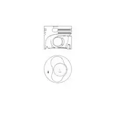 KOLBENSCHMIDT dugattyú 41093600 autóalkatrész