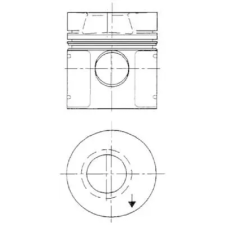 KOLBENSCHMIDT dugattyú 93951600 autóalkatrész