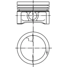 KOLBENSCHMIDT dugattyú 99455620 autóalkatrész