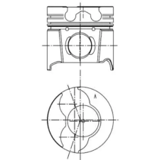 KOLBENSCHMIDT dugattyú 99561620 autóalkatrész