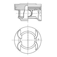 KOLBENSCHMIDT dugattyú KOLBENSCHMIDT 41492610 autóalkatrész