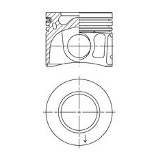 KOLBENSCHMIDT dugattyú KOLBENSCHMIDT 41765600 autóalkatrész