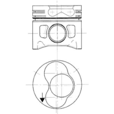 KOLBENSCHMIDT Dugattyú KOLBENSCHMIDT 94428700 kormányvezérlő és kiegészítői
